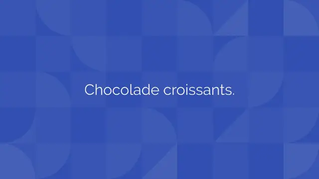 Video thumbnail for Chocolade croissants