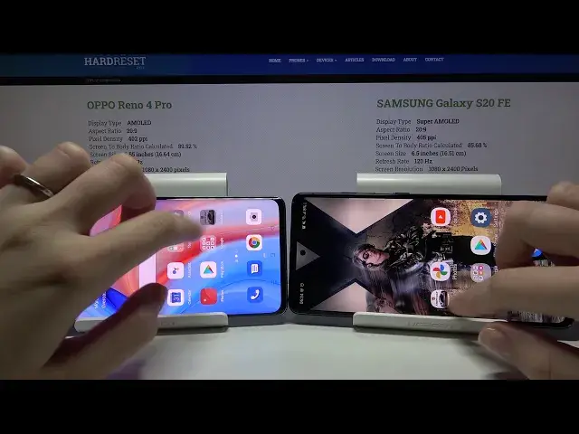 Video thumbnail for OPPO Reno 4 Pro 90Hz vs SAMSUNG Galaxy S20 FE 120Hz - Which screen is better?
