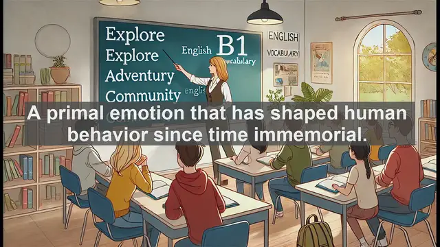 Video thumbnail for 2500 Must Know CEFR B1 Vocabulary - Understanding 'Fear': A Deep Exploration for Advanced English Learners