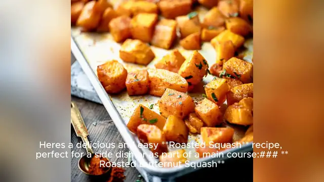 Video thumbnail for squash recipe