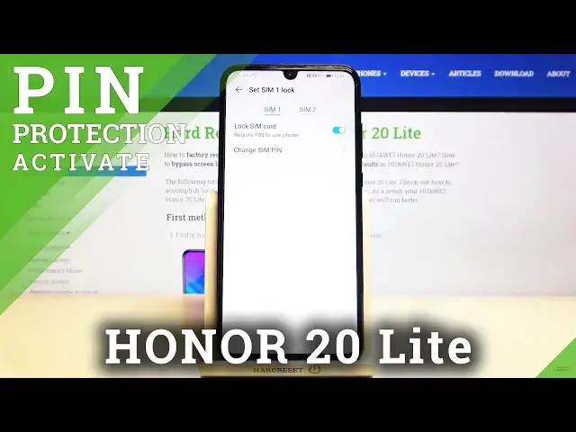 'Video thumbnail for How to Set Up PIN on SIM Card on Honor 20 Lite – Enable PIN Protection'