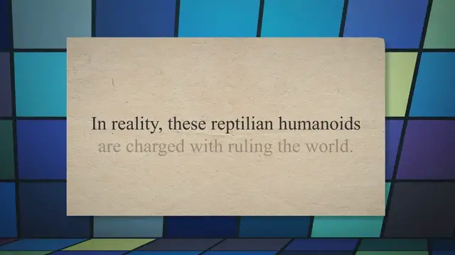 Video thumbnail for Are The Reptilian Elite Secretly Ruling The World?