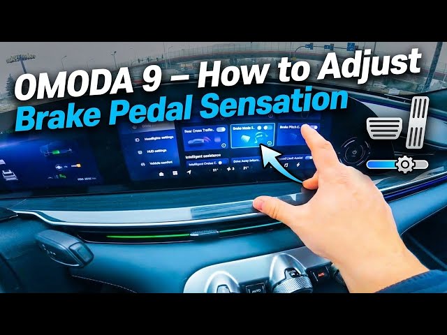 Video thumbnail for OMODA 9 – How to Adjust Brake Pedal Sensation