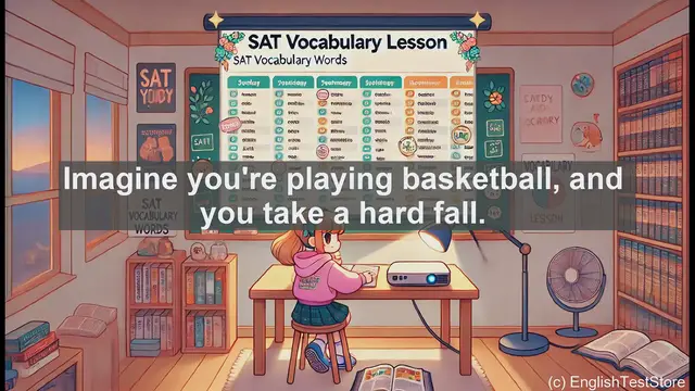 Video thumbnail for 5000 Must Know SAT Vocabulary - What Is a Contusion? SAT Vocabulary Explained