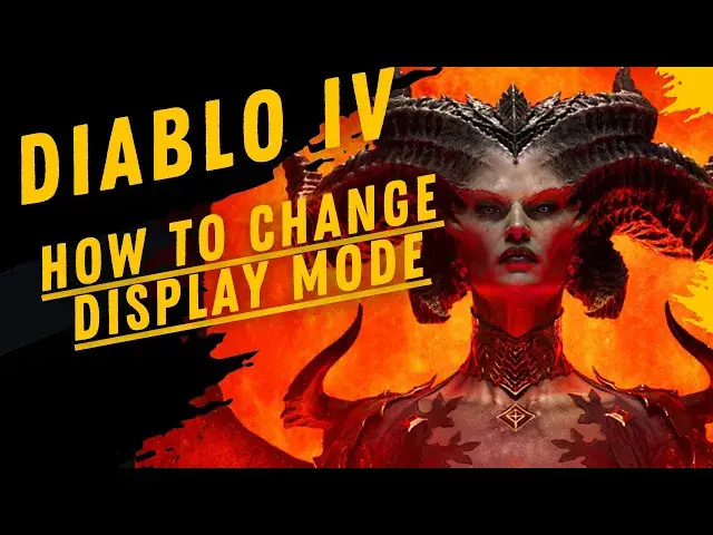 Video thumbnail for How To Change Display Mode In Diablo IV