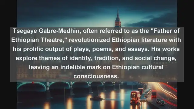 Video thumbnail for Discovering Literary Giants: Top 10 Famous Writers in Ethiopia