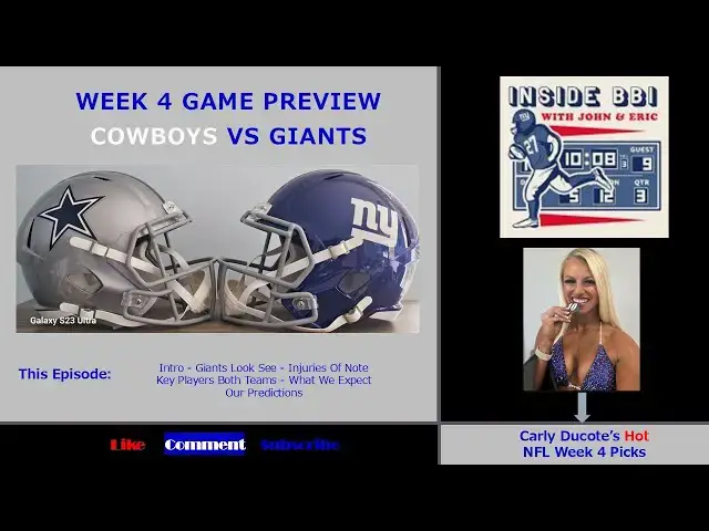 Video thumbnail for F*CK IT! Cowboys vs Giants Game Preview! #nfl #football #nygiants #bigblue