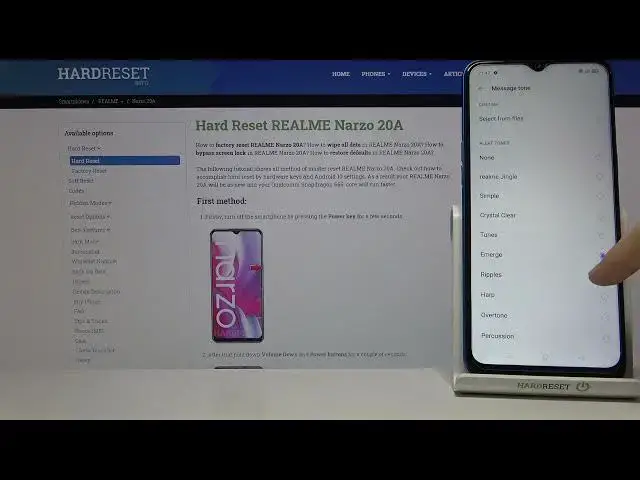Video thumbnail for Check Message Tones on Realme Narzo 20A – Discover Available Message Sounds