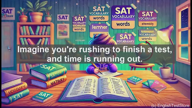 Video thumbnail for 5000 Must Know SAT Vocabulary - Expeditious: The Key to Quick and Efficient Action