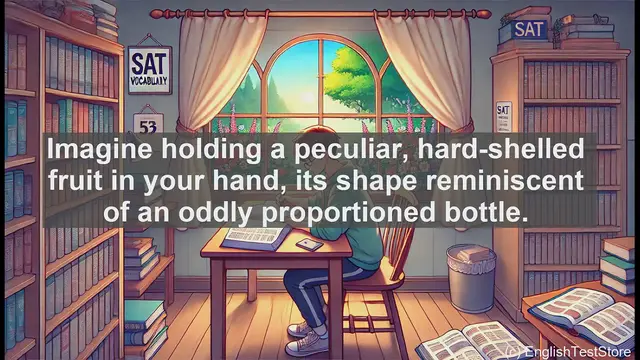 Video thumbnail for 5000 Must Know SAT Vocabulary - Gourd: A Unique Fruit for SAT Vocabulary Success