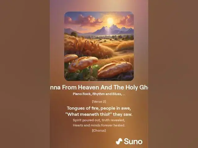 Video thumbnail for Manna From Heaven, Holy Ghost From Heaven | Christian Worship Song