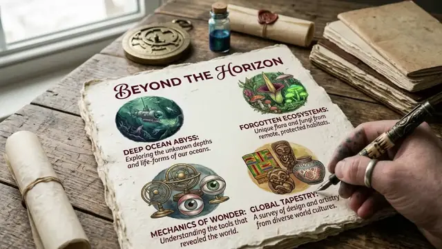 Video thumbnail for Life moves across a surprisingly interconnected web of everyday pursuits. We spark our imagination through Art & Entertainment and escape into quiet worlds guided by Books & Literature.