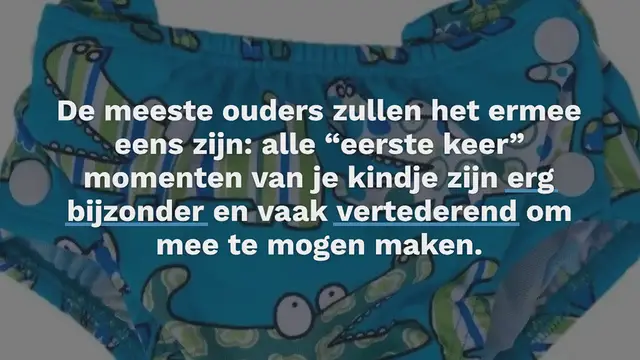 Video thumbnail for Weg met wegwerp luiers; ontdek de voordelen van herbruikbare zwemluiers!