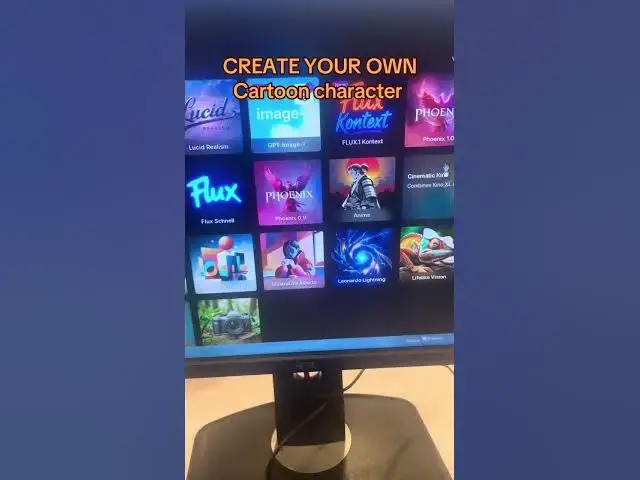 'Video thumbnail for HOW TO CREATE YOUR OWN CARTOON CHARACTER #ai #cartoon'