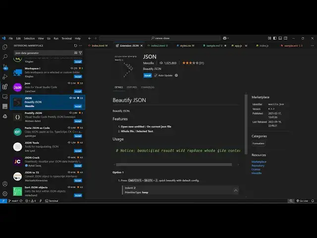 Video thumbnail for VS Code Hack Clean, Format & Beautify JSON in Seconds