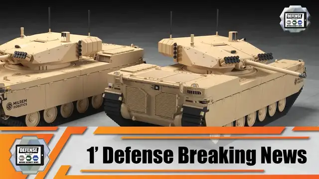'Video thumbnail for Milrem Robotics rolls out new Type-X RCV combat vehicle 1' Defense Breaking News'