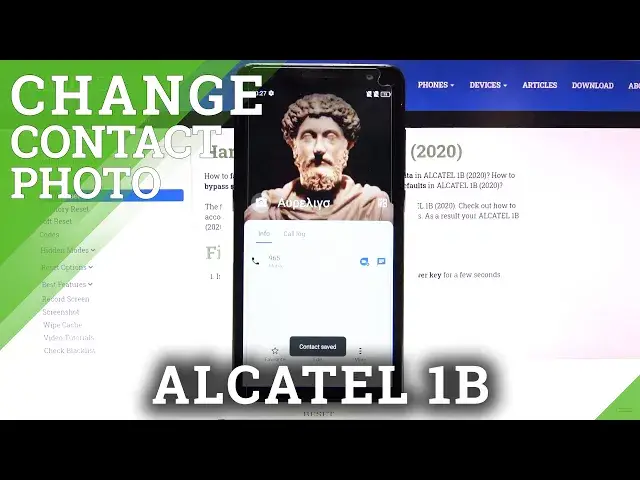 Video thumbnail for How to Add Photo to Contact in ALCATEL 1B – Find Contact Customization Section
