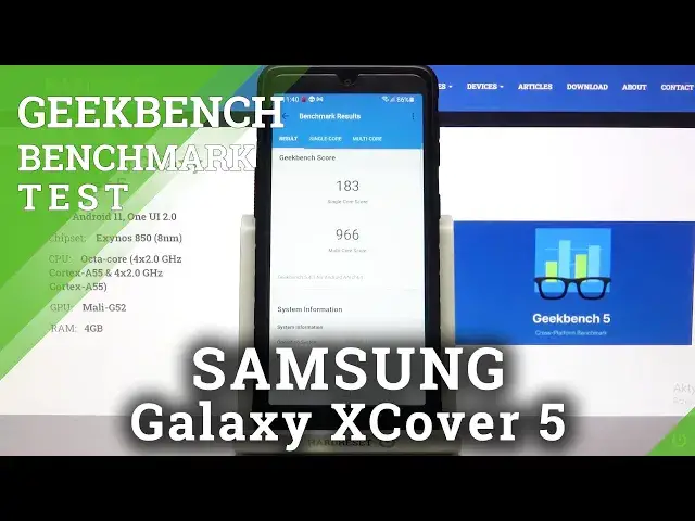 Video thumbnail for SAMSUNG Galaxy XCover 5 Geekbench 5 CPU Benchmark
