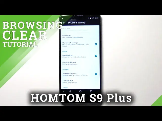 Video thumbnail for How to Clear Browser History in HOMTOM S9 Plus – Delete Browser Data