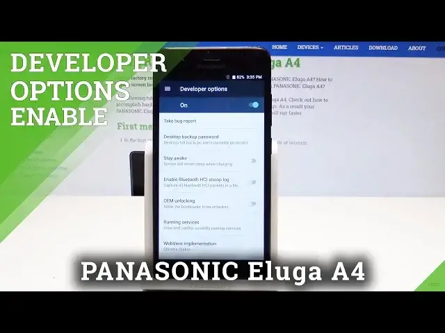 Video thumbnail for DEVELOPER OPTIONS PANASONIC Eluga A4
