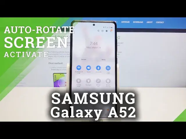 'Video thumbnail for How to Activate Rotate Screen on SAMSUNG Galaxy A52 – Auto-rotate Screen'