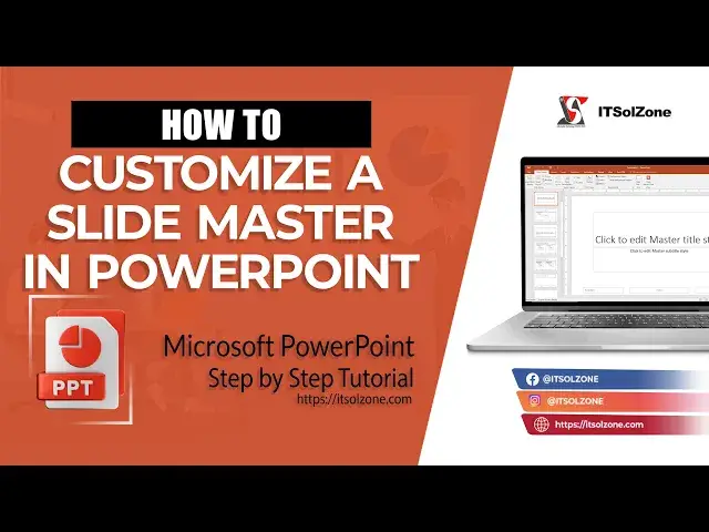 'Video thumbnail for Slide Master Secrets: Enhancing PowerPoint Slides Your Way | Step By Step | Tutorial | ITSolZone'