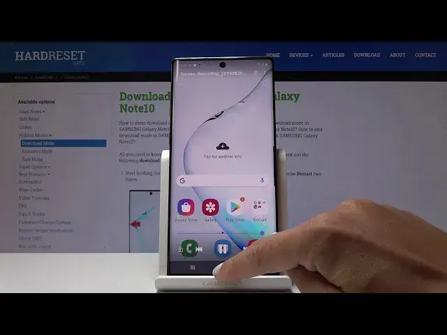 'Video thumbnail for How to Record Screen in SAMSUNG Galaxy Note10 - Screen Recorder'