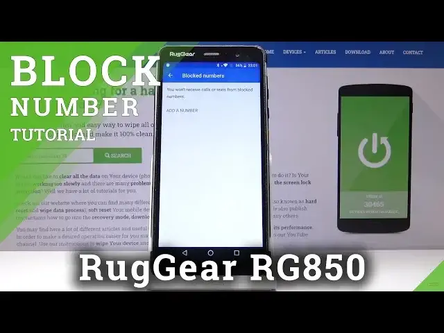 'Video thumbnail for How to Block Number in RUGGEAR RG850 – Block Calls & Texts'