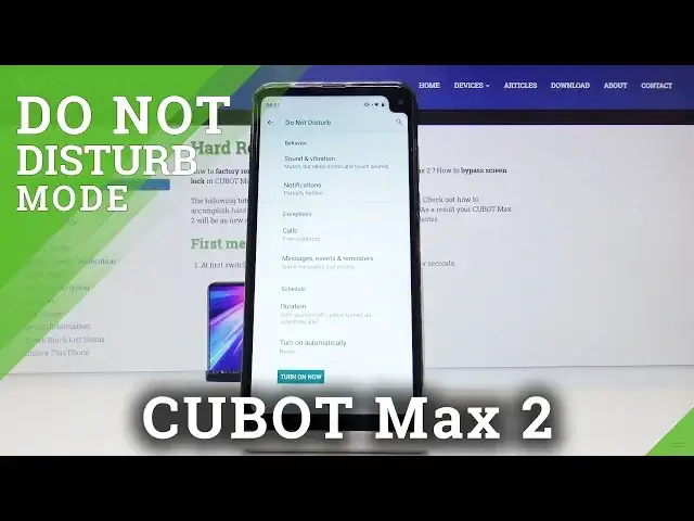 Video thumbnail for Do Not Disturb Mode in CUBOT Max 2 - Mute Sounds