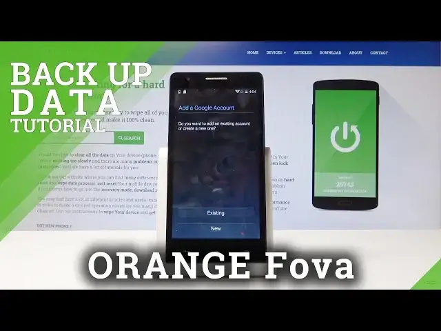Video thumbnail for How to Backup Data in ORANGE Fova - Enable Google Backup