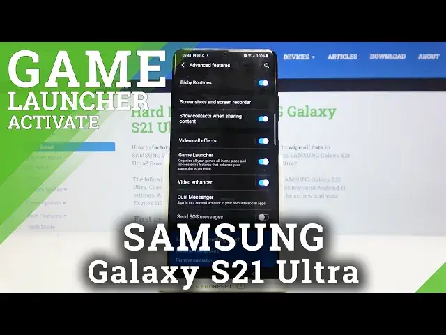'Video thumbnail for How to Activate Game Launcher in SAMSUNG Galaxy S21 Ultra – Organize Mobile Games'