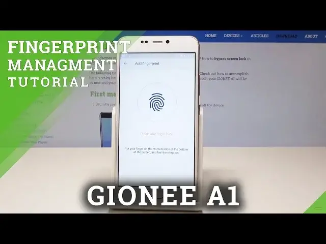 Video thumbnail for How to Add Fingerprint in GIONEE A1 - Activate Screen Protection