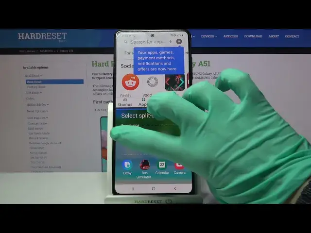 'Video thumbnail for SAMSUNG Galaxy A51 and Split Screen Feature – Double Display'
