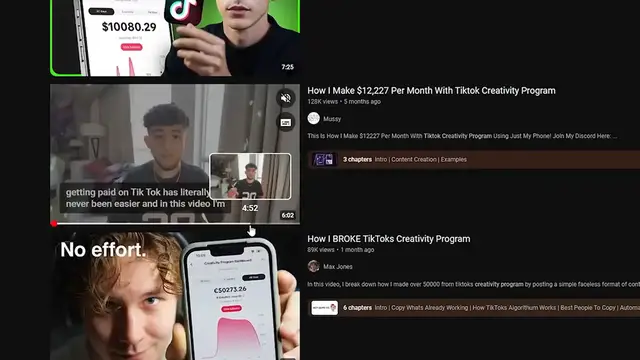 Video thumbnail for EARN 13,000 PER MONTH With TikTok Creativity Program From Any Country!