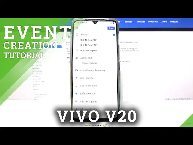 Video thumbnail for How to Add Event to Calendar on VIVO V20 – Set Up Reminder