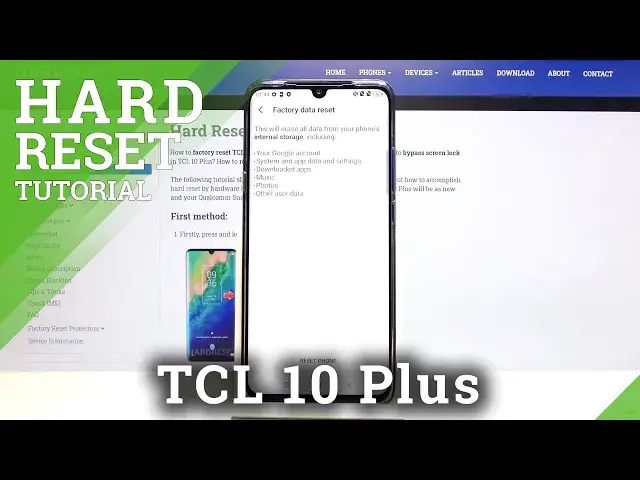 'Video thumbnail for How to Factory Reset on TCL 10 Plus – Format Data'
