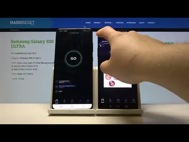 Video thumbnail for Test Comparison Between SAMSUNG Galaxy S20 Ultra and OnePlus 7 Pro in SpeedTest by Ookla Mobile app