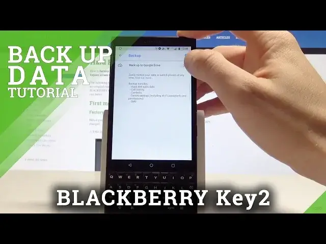 'Video thumbnail for How to Enable Google Backup on BLACKBERRY Key2 - Back Up Data'