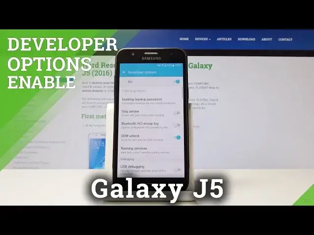 'Video thumbnail for Developer Options in SAMSUNG Galaxy J5 - Enable OEM Unlock'