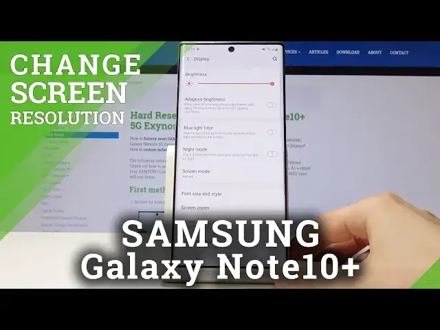 'Video thumbnail for How to Change Screen Resolution in SAMSUNG Galaxy Note10+ - Display Resolution Set Up'