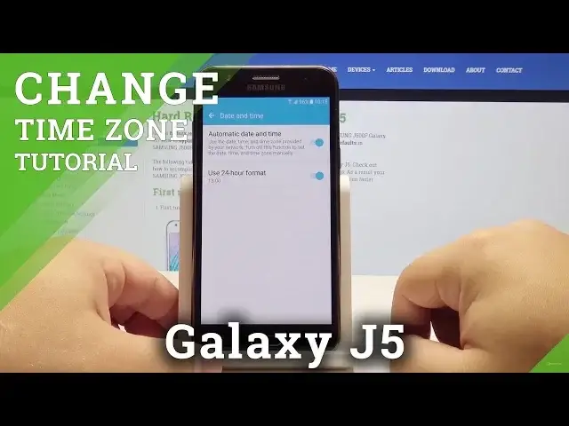 'Video thumbnail for How to Change Date & Time in SAMSUNG Galaxy J5 – Time Zone Settings'