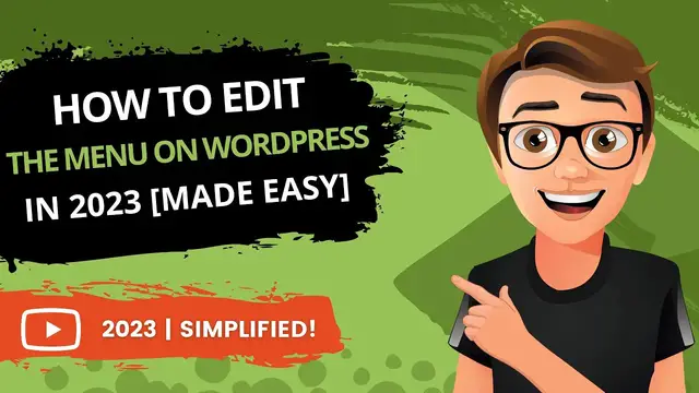 Video thumbnail for WordPress How To Edit Menu 2023