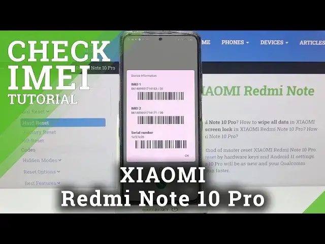 'Video thumbnail for How to Verify IMEI & Serial Number in XIAOMI Redmi Note 10 Pro – IMEI Status'
