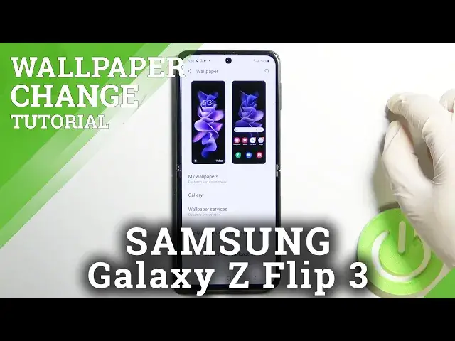 'Video thumbnail for How to Change Wallpaper on Lock Screen in SAMSUNG Galaxy Z Flip3 5G - Change Wallpaper'
