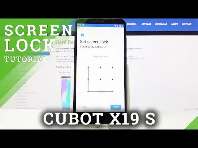 'Video thumbnail for How to Set Up Locking Method in Cubot X19 S - Set Up Screen Lock'