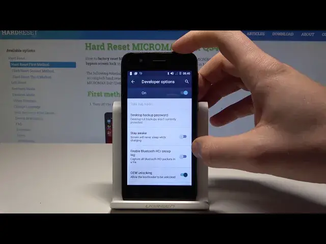 'Video thumbnail for Developer Options MICROMAX Bolt Q346 - Advanced Settings / OEM Unlock'