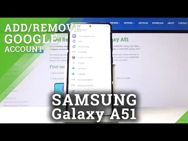 Video thumbnail for How to Add Remove Google Account SAMSUNG Galaxy A51