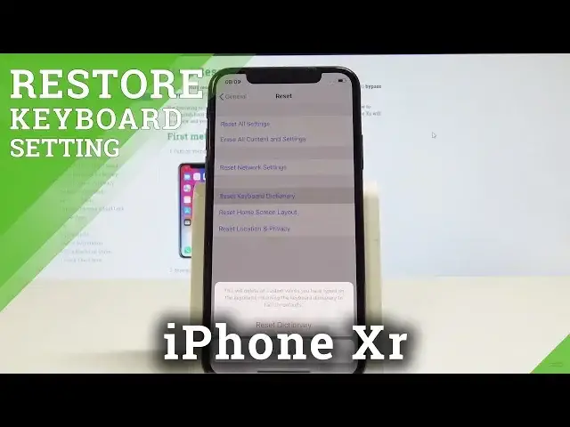 'Video thumbnail for How to Reset Keyboard Dictionary iPhone Xs - Restore Keyboard Settings'