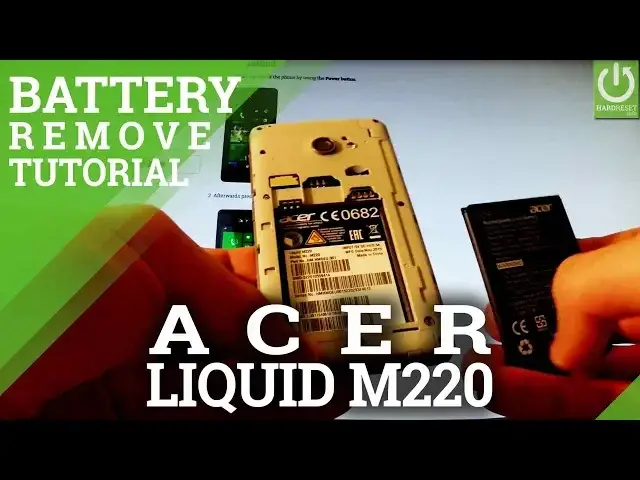 'Video thumbnail for How to Remove Battery in ACER Liquid M220 - Force Restart / Soft Reset'