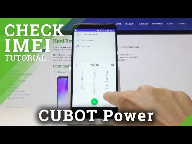 'Video thumbnail for How to Locate IMEI & Serial Number in CUBOT Power - IMEI Check'